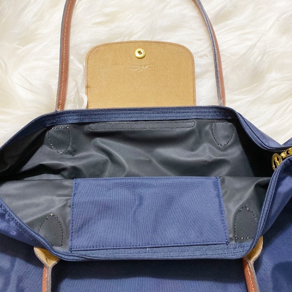 Longchamp Navy and Brown Tote Bag
Size Large - Picture 6 of 8